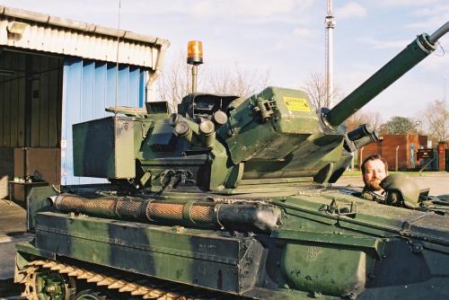British Scimitar CVR(T) - turret detail