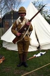 British soldier of the Boer War - stand to!