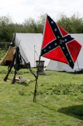 Civil War southern camp