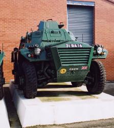 British Saracen APC - head on detail