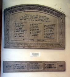 York Post Office War Memorial.