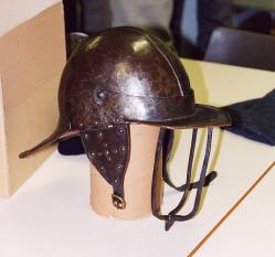 New Model Army 'Lobster Pott' Helmet of the English Civil War period