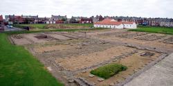 Arbeia Roman Fort - panoramic view