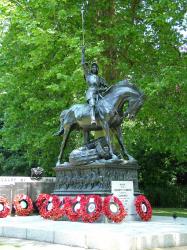 Cavalry regiments Memorial, London