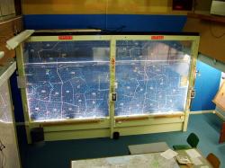 Inside Yorks Cold War Bunker - main situation display