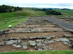 Housteads Roman Fort - Barrack blocks